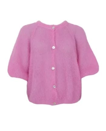 Black Colour Bjoerk Strik Cardigan Pink