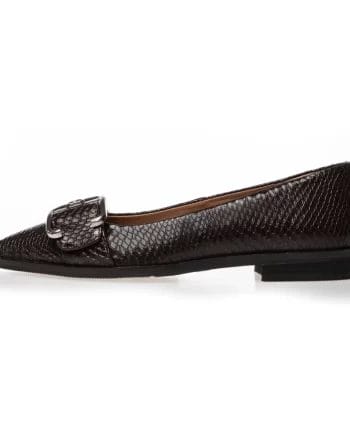Copenhagen Shoes 'My Succes' Ballerina Dark Brown