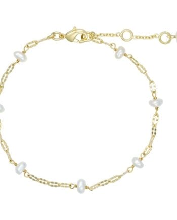 Pure By Nat Lina armbånd - 24K Gudlbelagt multi