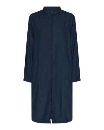 HUMBLE Nikka Kjole Dark Blue