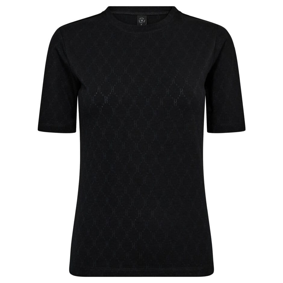 Hype The Detail H-Logo Bomulds T-Shirt Sort