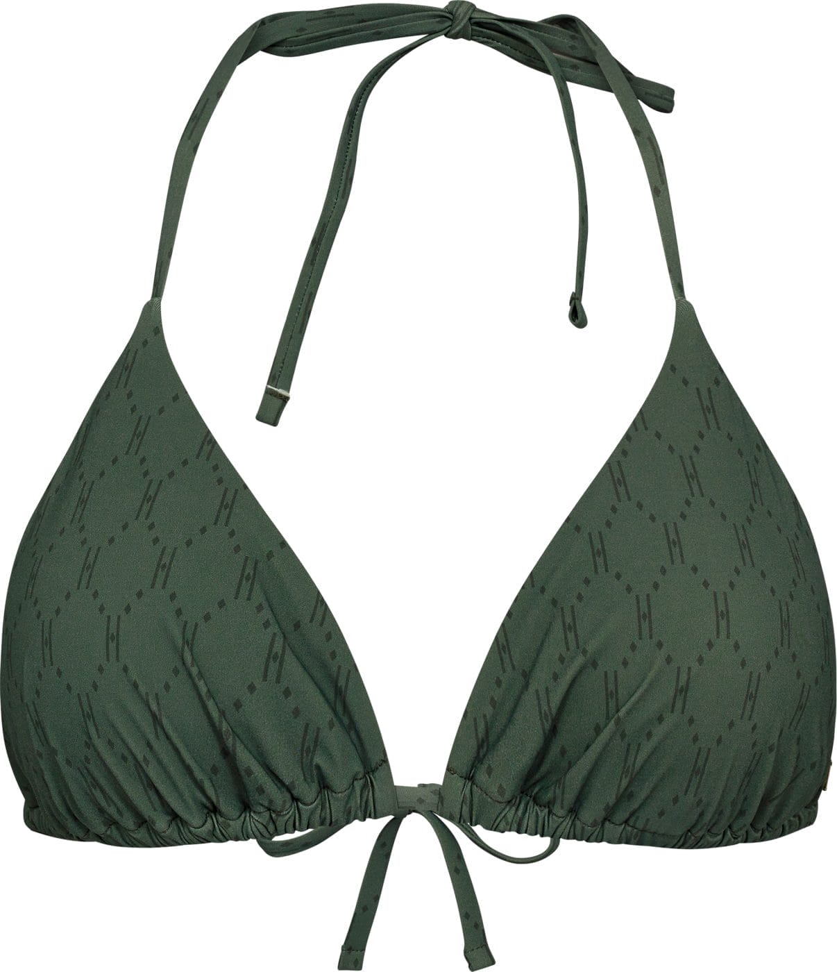 Hype The Detail Bikini Triangle Top Army Grøn M. Logo