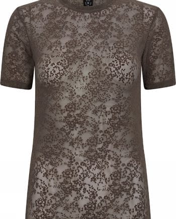 Hype The Detail Lace T-shirt Slim Brun