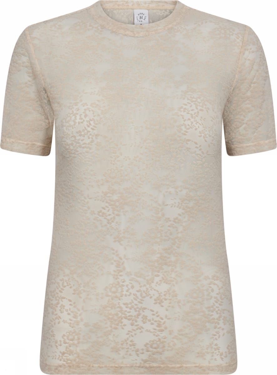 Hype The Detail Lace T-shirt Slim Powder