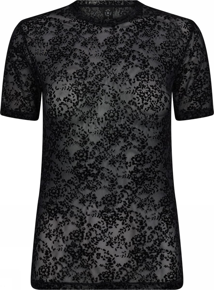 Hype The Detail Lace T-shirt Slim Sort