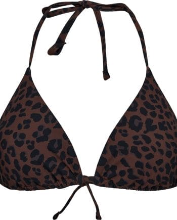 Hype The Detail Bikini Triangle Top Leopard Brun