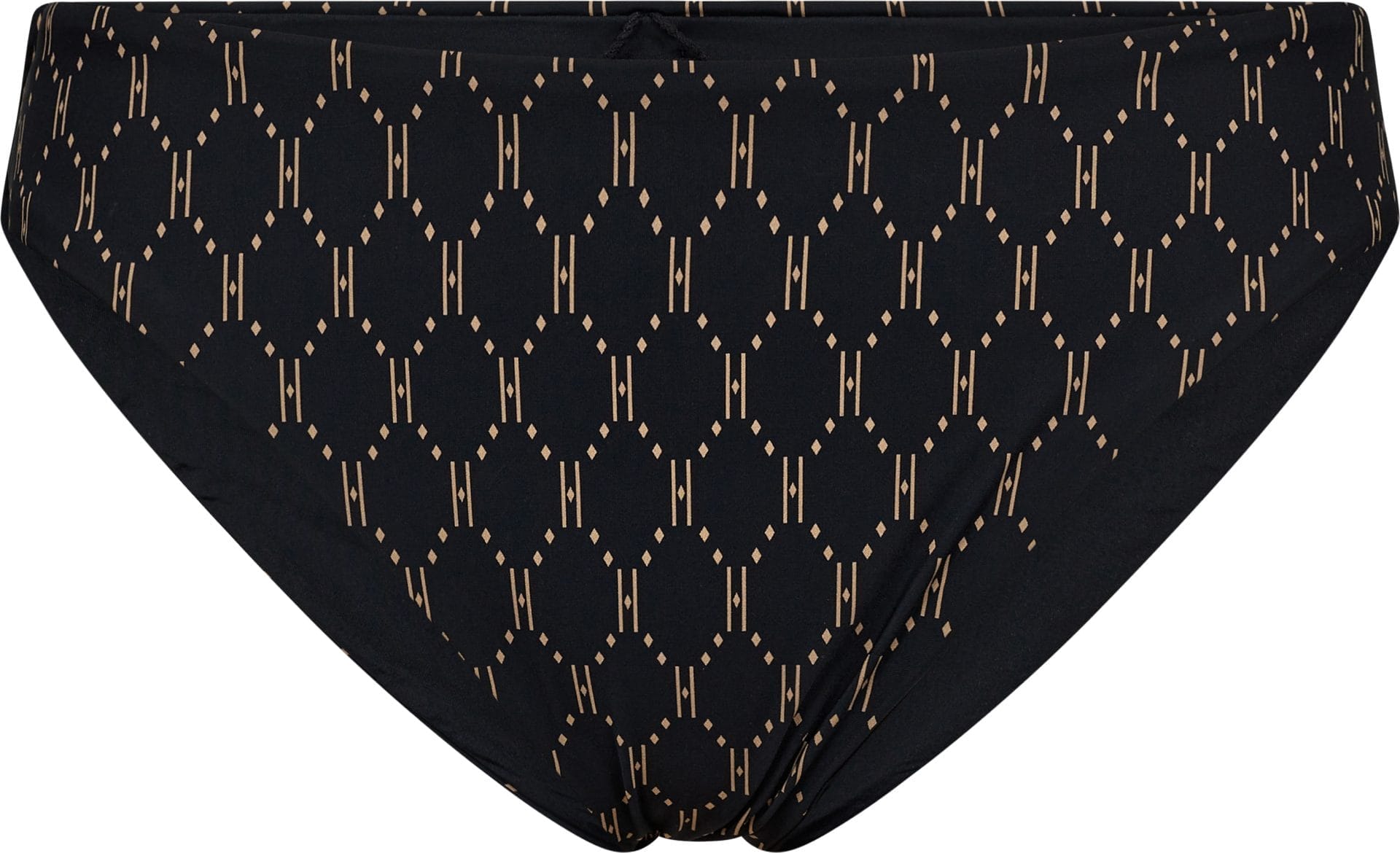 Hype The Detail Bikini Underdel Tai Sort M. Beige Logo