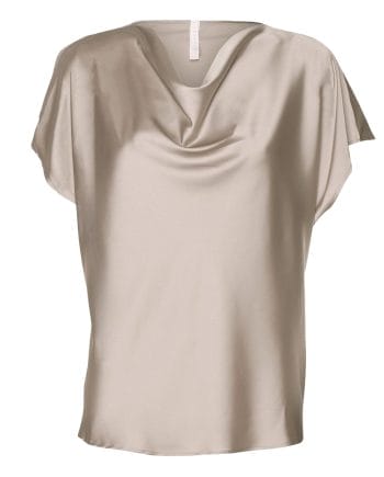 Imperial Vandfalds Bluse Platino