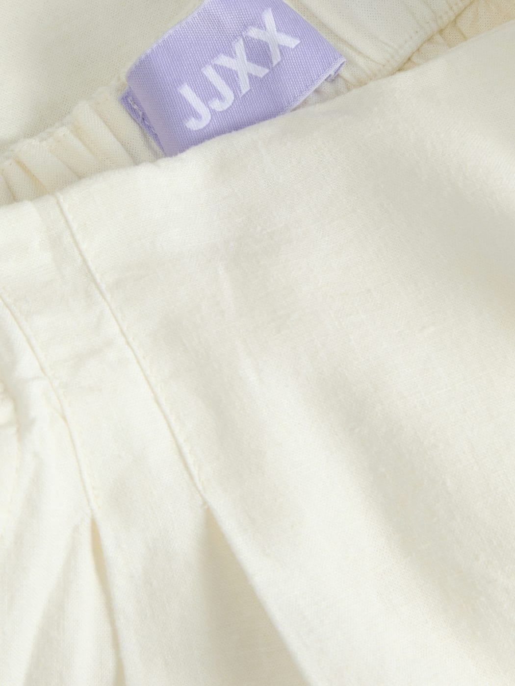 JJXX Almira Hør Shorts Blanc de Blanco