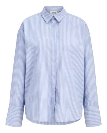 JJXX Caro Poplin Hydrangea/Stripes Skjorte