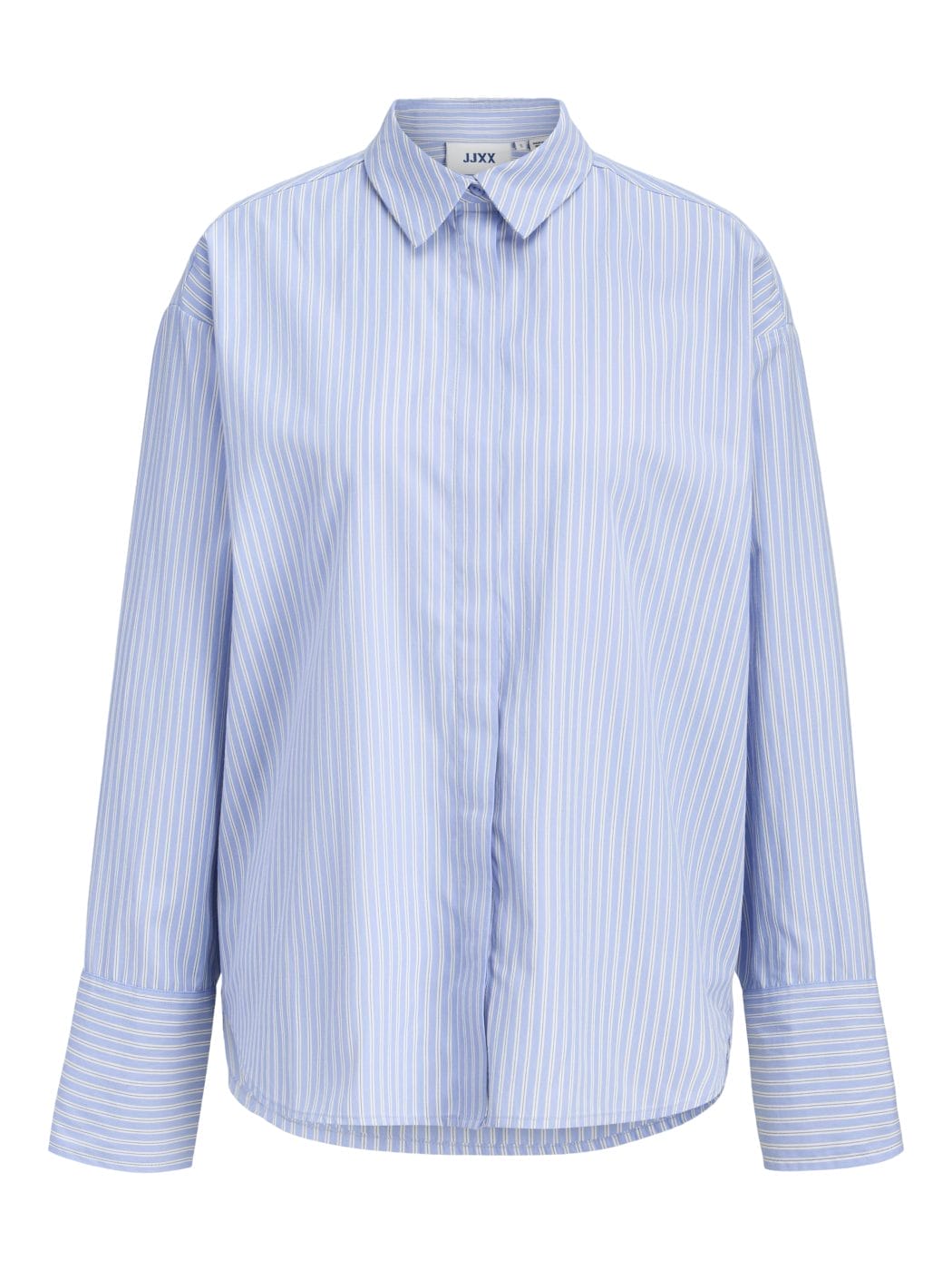 JJXX Caro Poplin Hydrangea/Stripes Skjorte