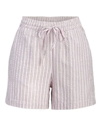 JJXX Zoe Seersucker Shorts Pink Lady/Brown