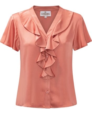 Karmamia Sophia Bluse Short Semi Rich Peach