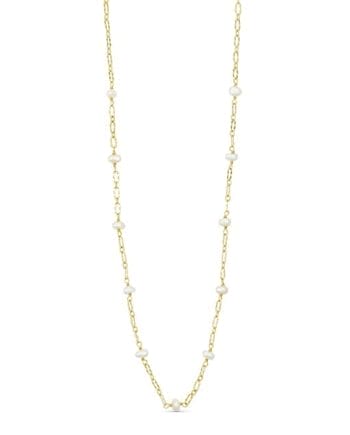 Pure By Nat Lina Halskæde Guldbelagt