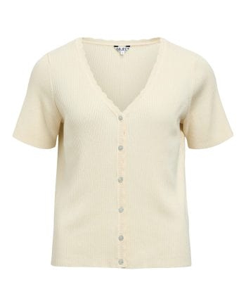 JJXX Kelly V-Neck Cardigan Birch