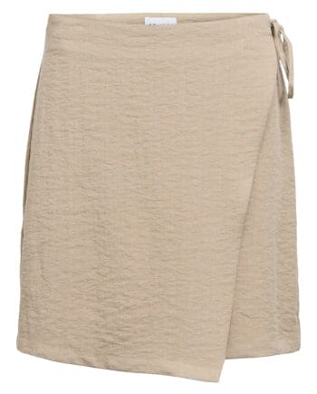 Object Rini Kort Wrap Nederdel Desert Taupe