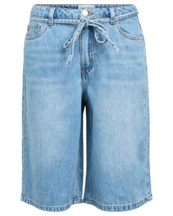 Object Rosie Denim Long Shorts Light Blue Denim