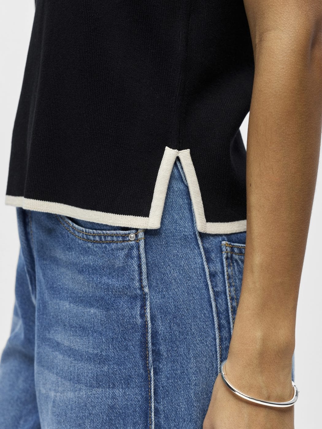 Object Viva Strik Top Black/Birch Cons