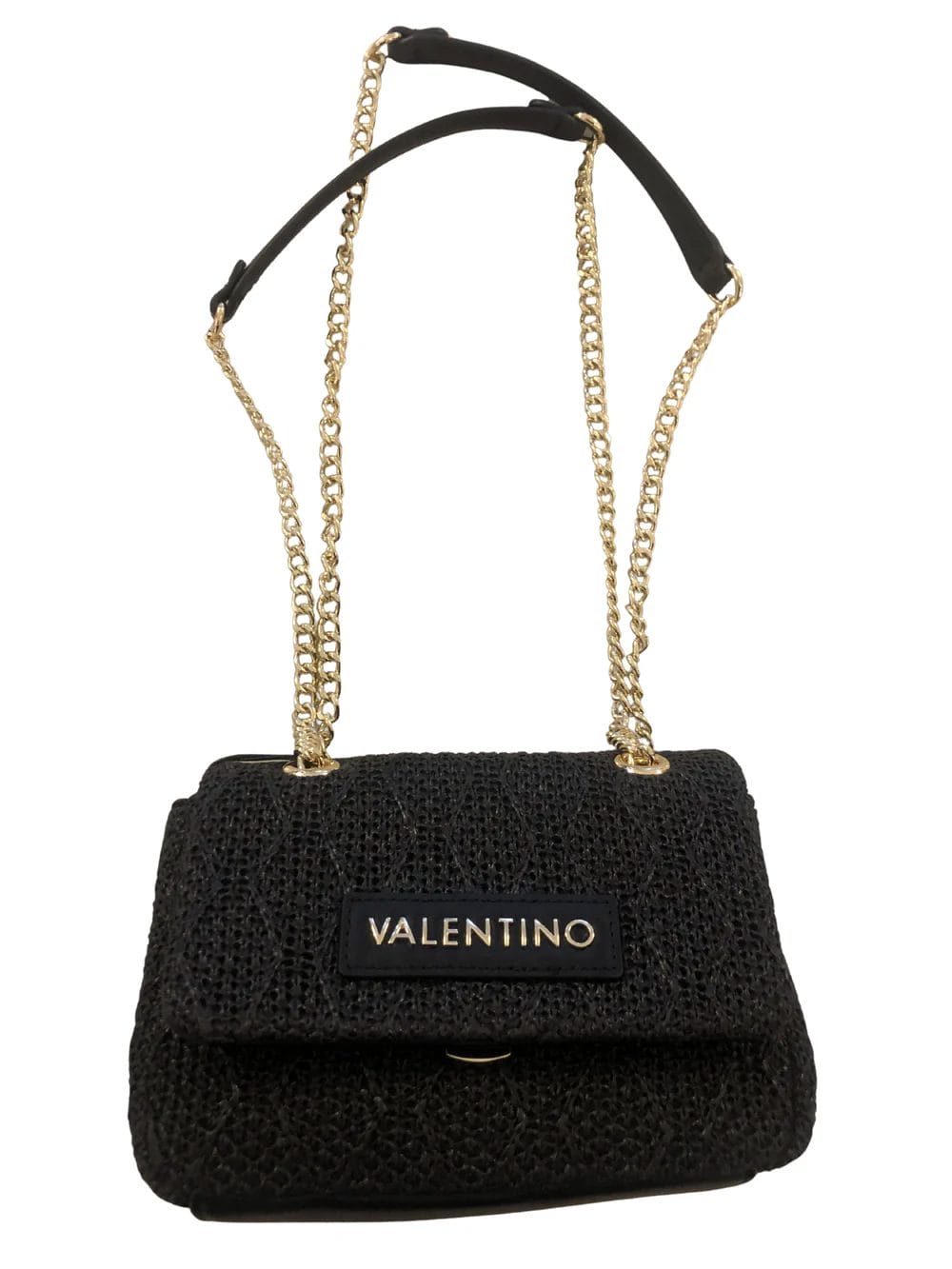 Valentino 'Ocarina' Summer Flap Bag Nero