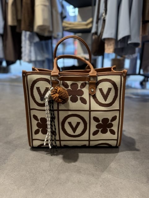 Valentino 'Tyle' Shopping Håndtaske Cuoio/Multicolor Stor