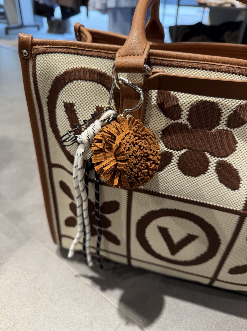 Valentino 'Tyle' Shopping Håndtaske Cuoio/Multicolor Stor