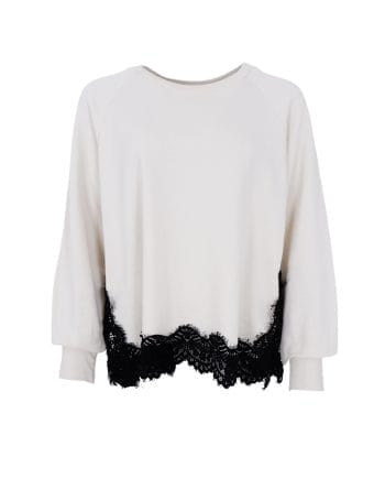 Black Colour Evy Blonde Sweatshirt Off White