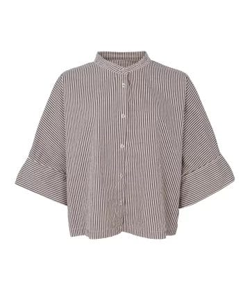 Black Colour Ally Loose Skjorte Creme