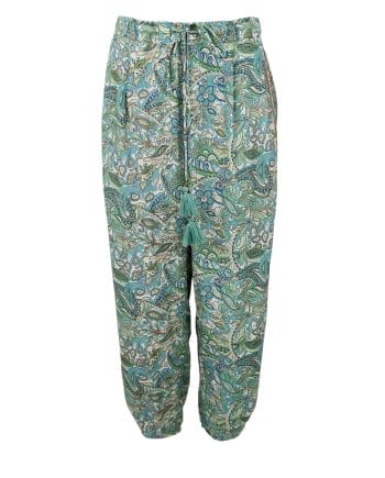 Black Colour Luna Barrel Bukser Sea Grass