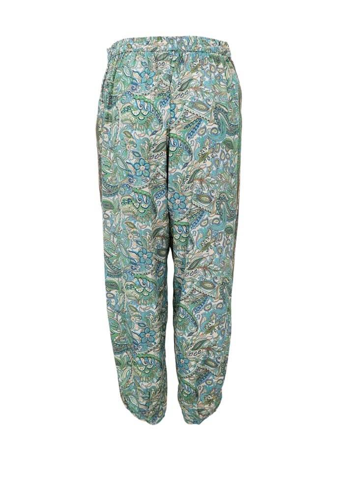 Black Colour Luna Barrel Bukser Sea Grass