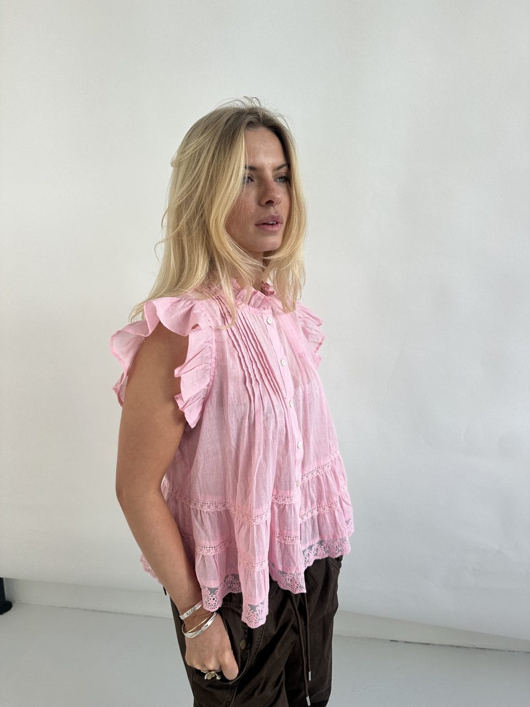 Continue Audrey Top Light Pink