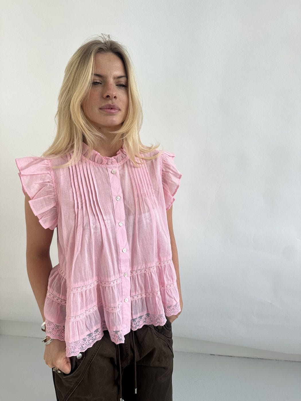 Continue Audrey Top Light Pink