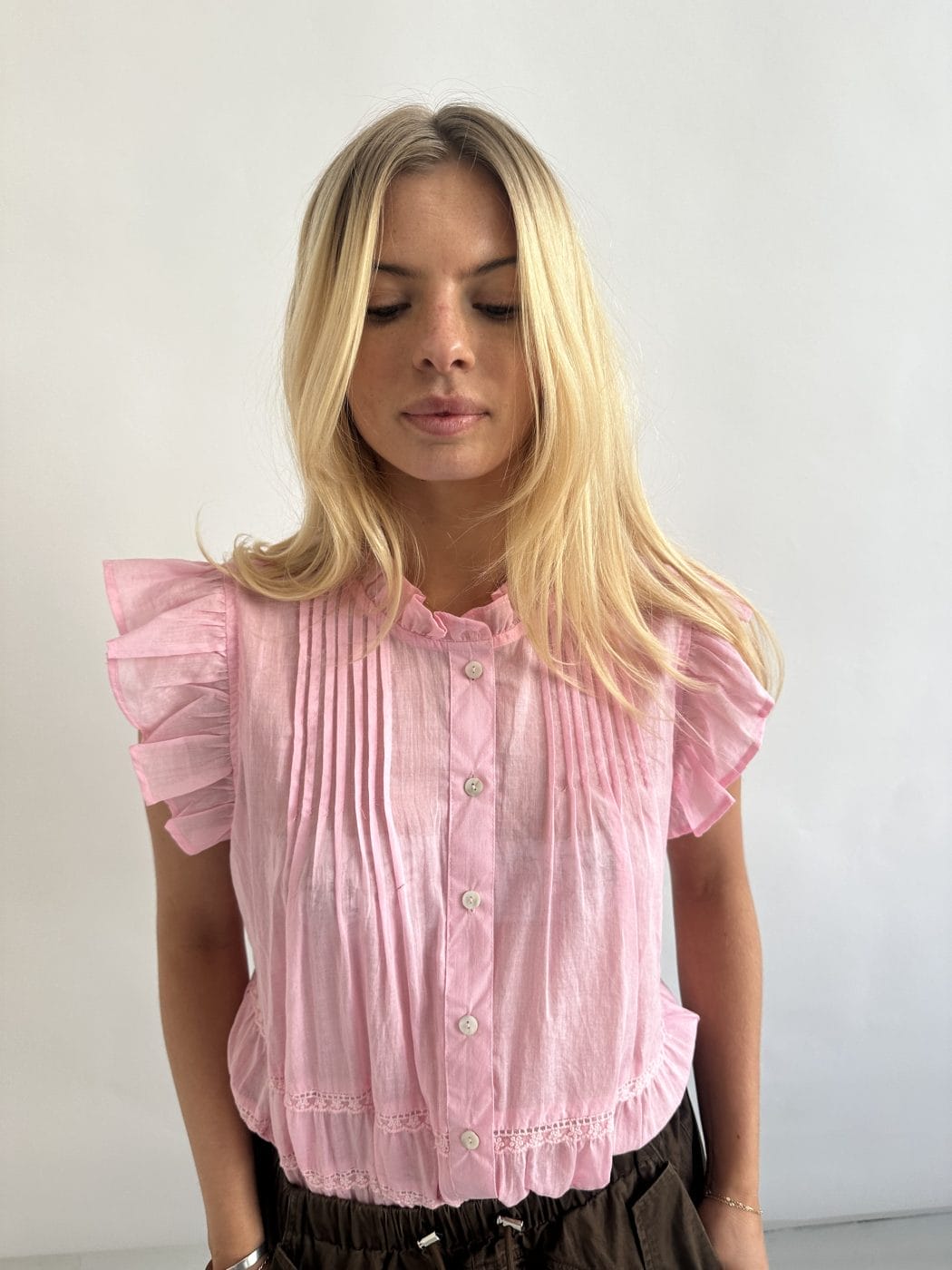 Continue Audrey Top Light Pink