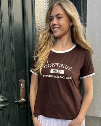 Continue Dea T-Shirt Brown - L