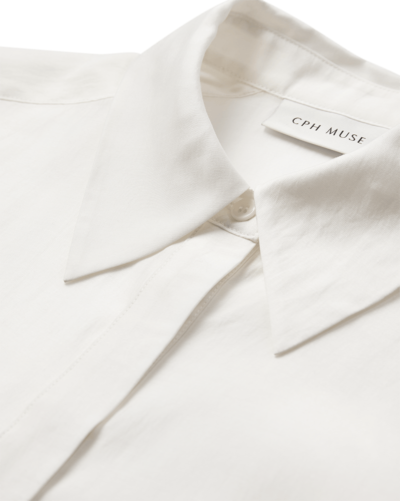 Copenhagen Muse Molly Skjorte M. Bindebånd Jet Stream