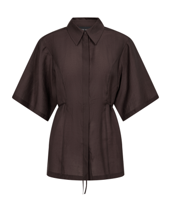 Copenhagen Muse Molly Skjorte M. Bindebånd Mulch