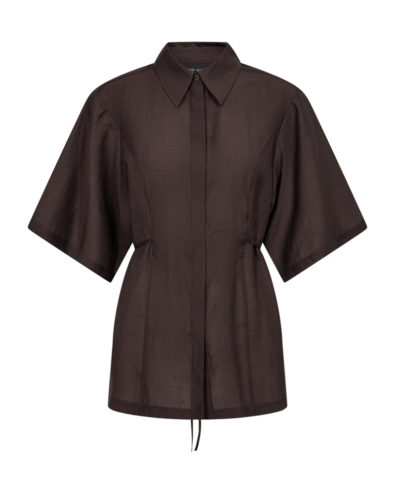 Copenhagen Muse Molly Skjorte M. Bindebånd Mulch