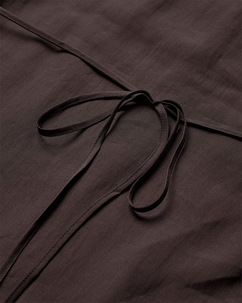 Copenhagen Muse Molly Skjorte M. Bindebånd Mulch