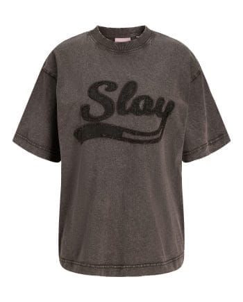 JJXX Jade Wash Patch T-shirt Demitasse Slay Patch