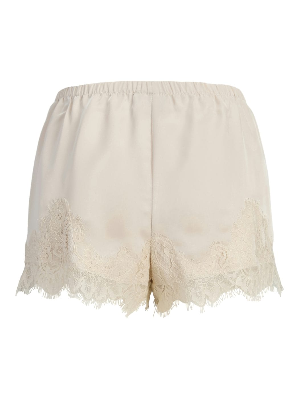 JJXX Vima Satin Lace Shorts Antique White