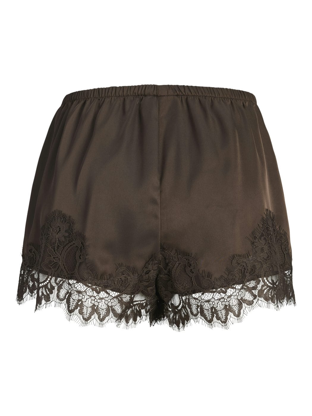 JJXX Vima Satin Lace Shorts Demitasse