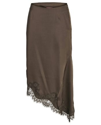 JJXX Vima Satin Lace Nederdel Demitasse