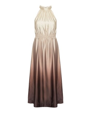 Karmamia Lulu Maxi Kjole Semi Rich Gradient Brown