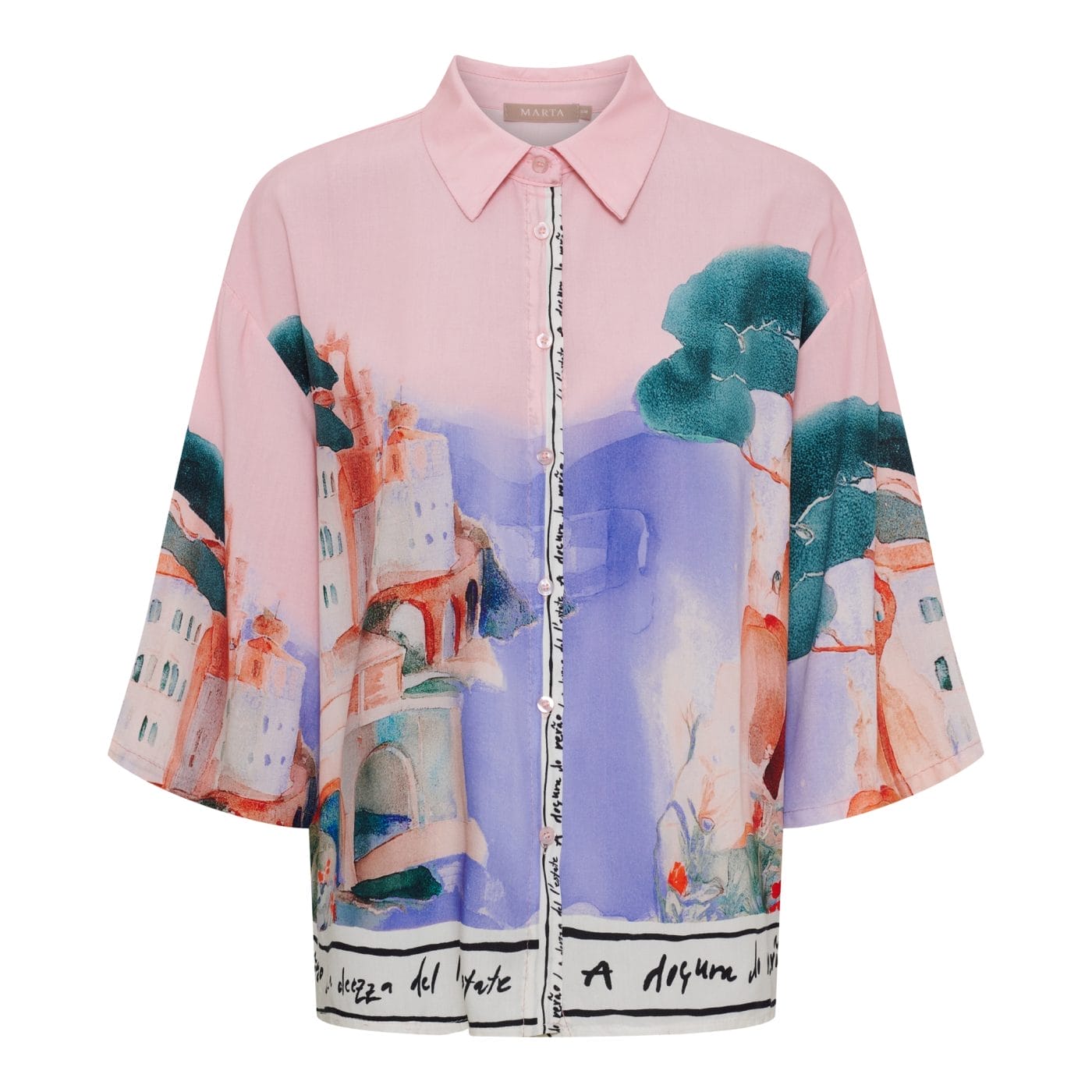 Marta Du Château Callie Bluse Rosa