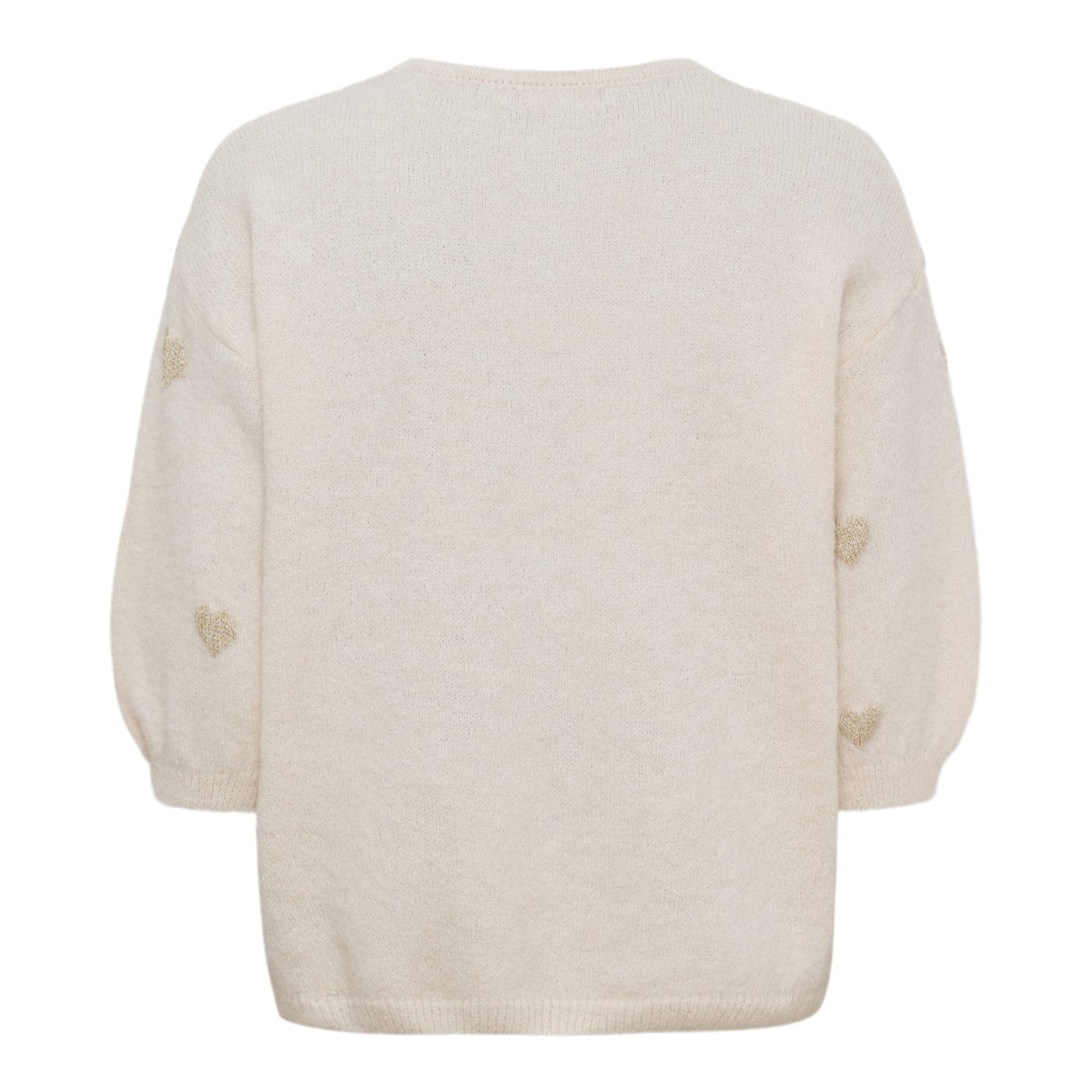 Marta Du Château Parisa Strik Beige M. Hjerter I Guld