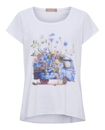 Marta Du Cháteau Marie T-Shirt Hvid/Blå