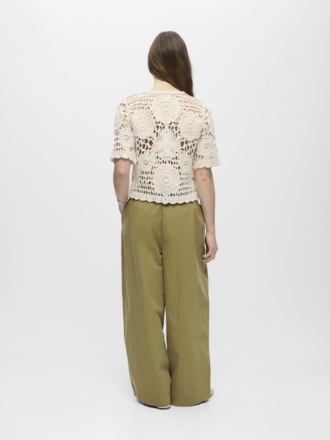 Object Minga Strik Cardigan Birch/Brown Stitch