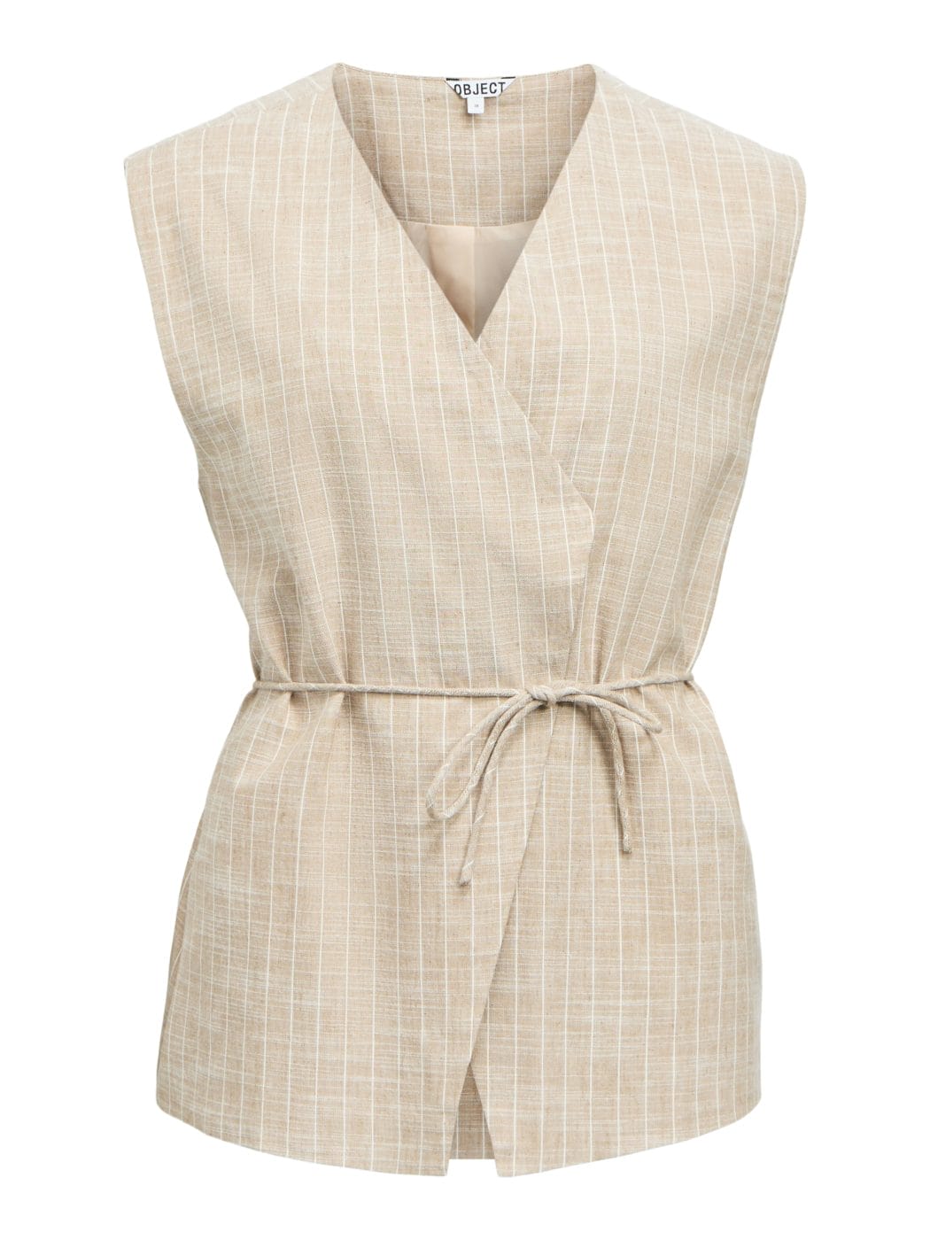 Object Paula Yui Lo Vest Crockery/Cloud Dancer