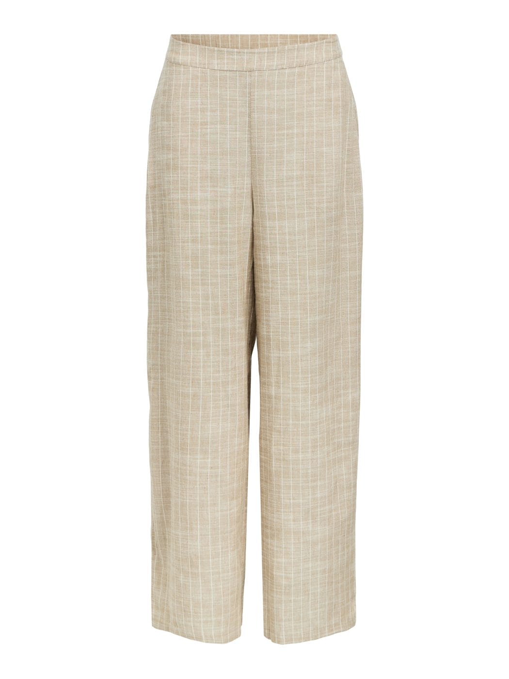 Object Paula Yui Wide Bukser Crockery/Cloud Dancer