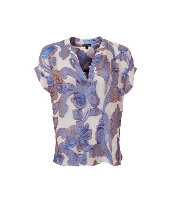 Black Colour Kenzie Bluse Blue