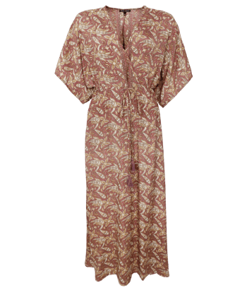 Black Colour Luna V-Hals Maxi Kjole Glory Rose